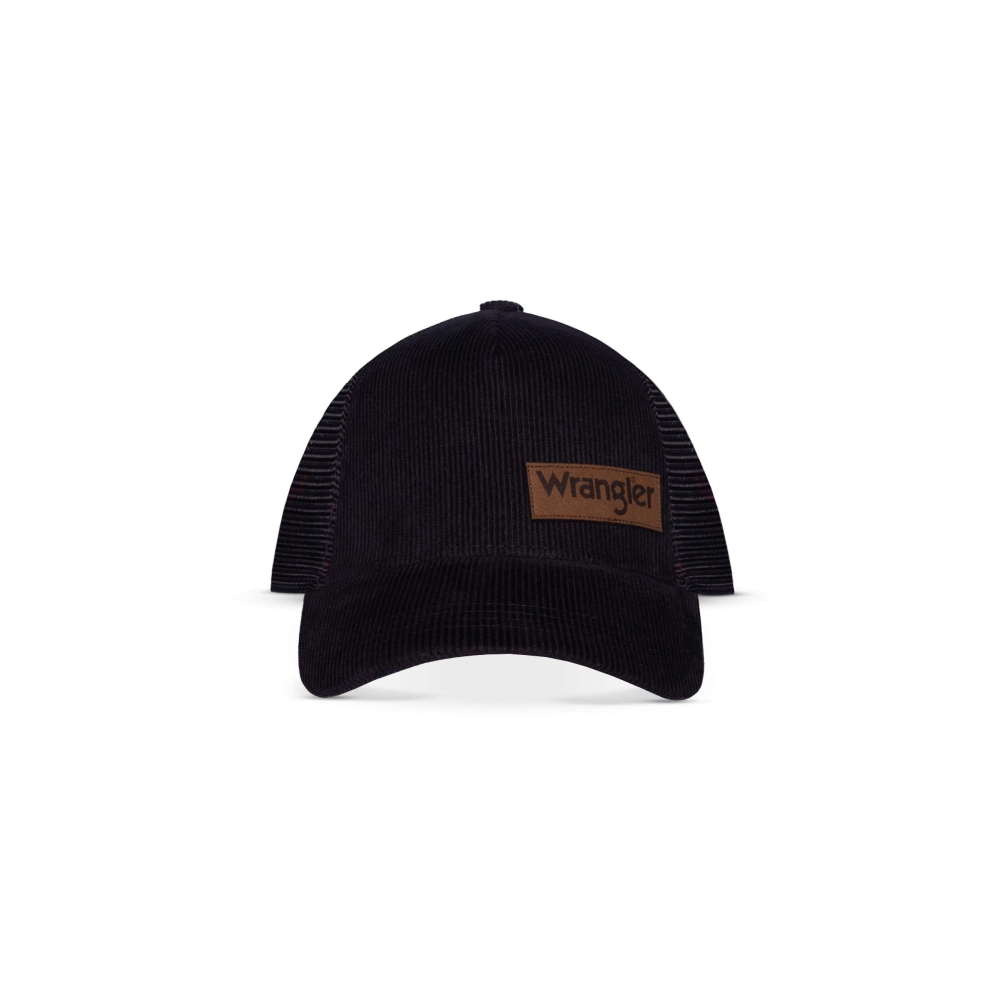 Wrangler - Herder Cord Verstelbare pet - Zwart